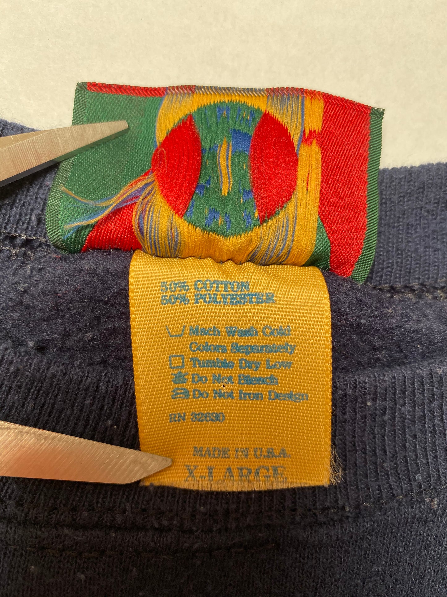 1992 COWBOYS DALLAS TAZ Made in USA Size XL Vintage NFL Sweat-shirt / 9209