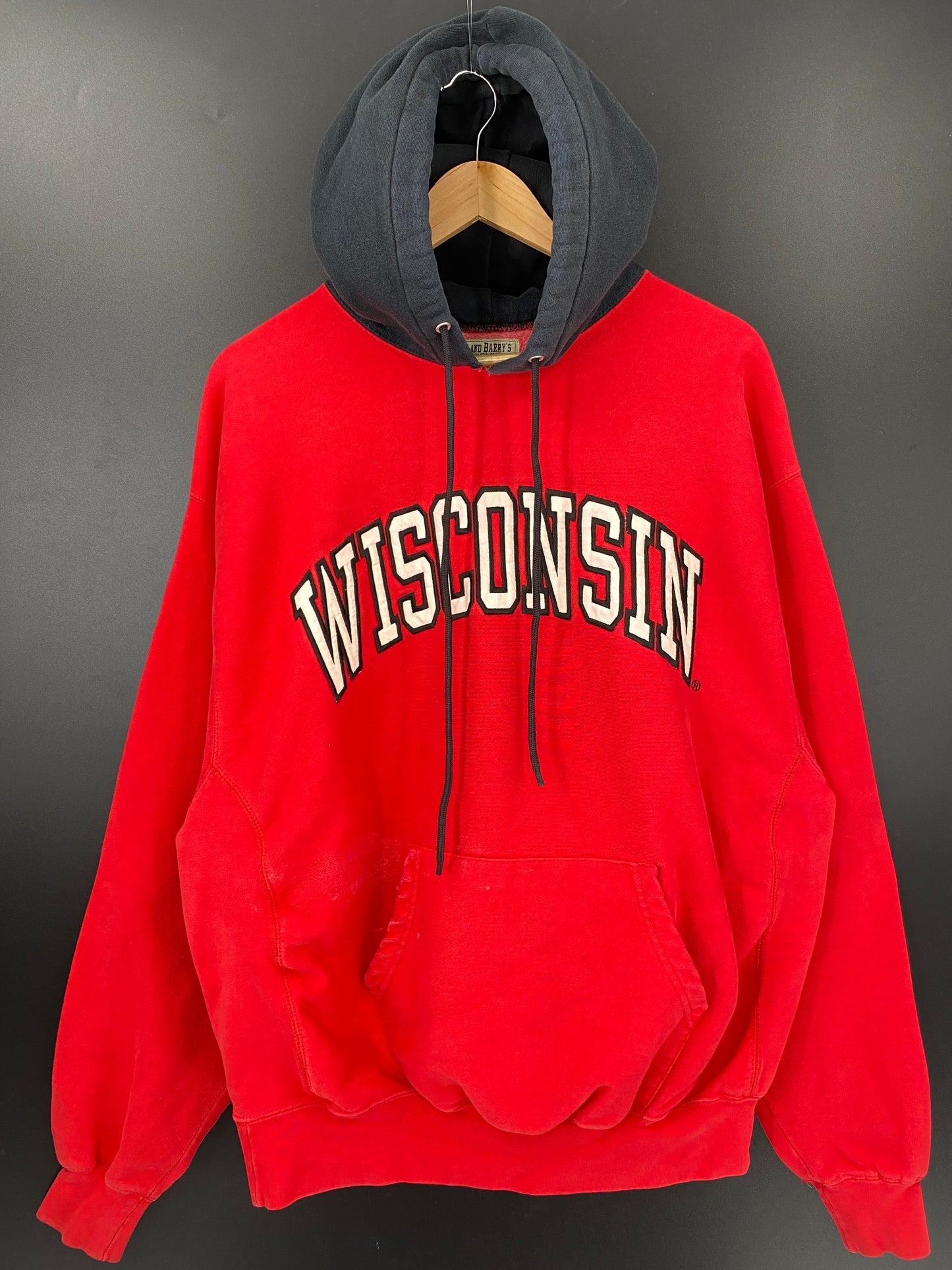 Vintage  WISCONSIN Size XL Hoodie Sweat-shirt / K3297