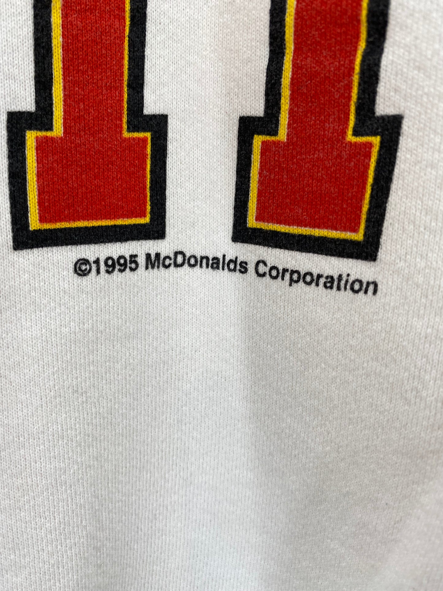 1995 ELLIOTT HARDY x MCDONALD RACING TEAM Size XL Vintage Racing Sweat-shirt / A4812