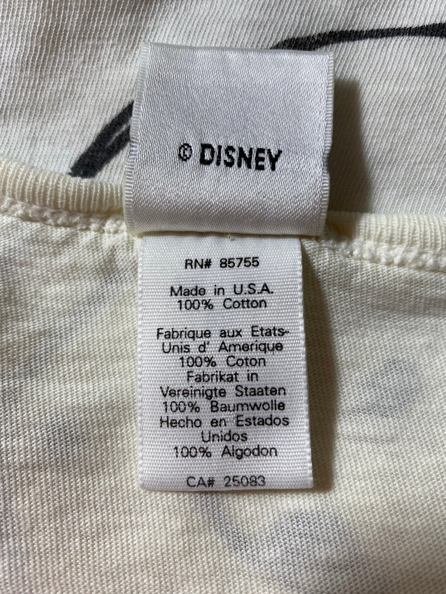 00’ DISNEY 101 DALMATIAN Made in USA Size No tag(Approx.XXL) Vintage T-Shirt / A3620