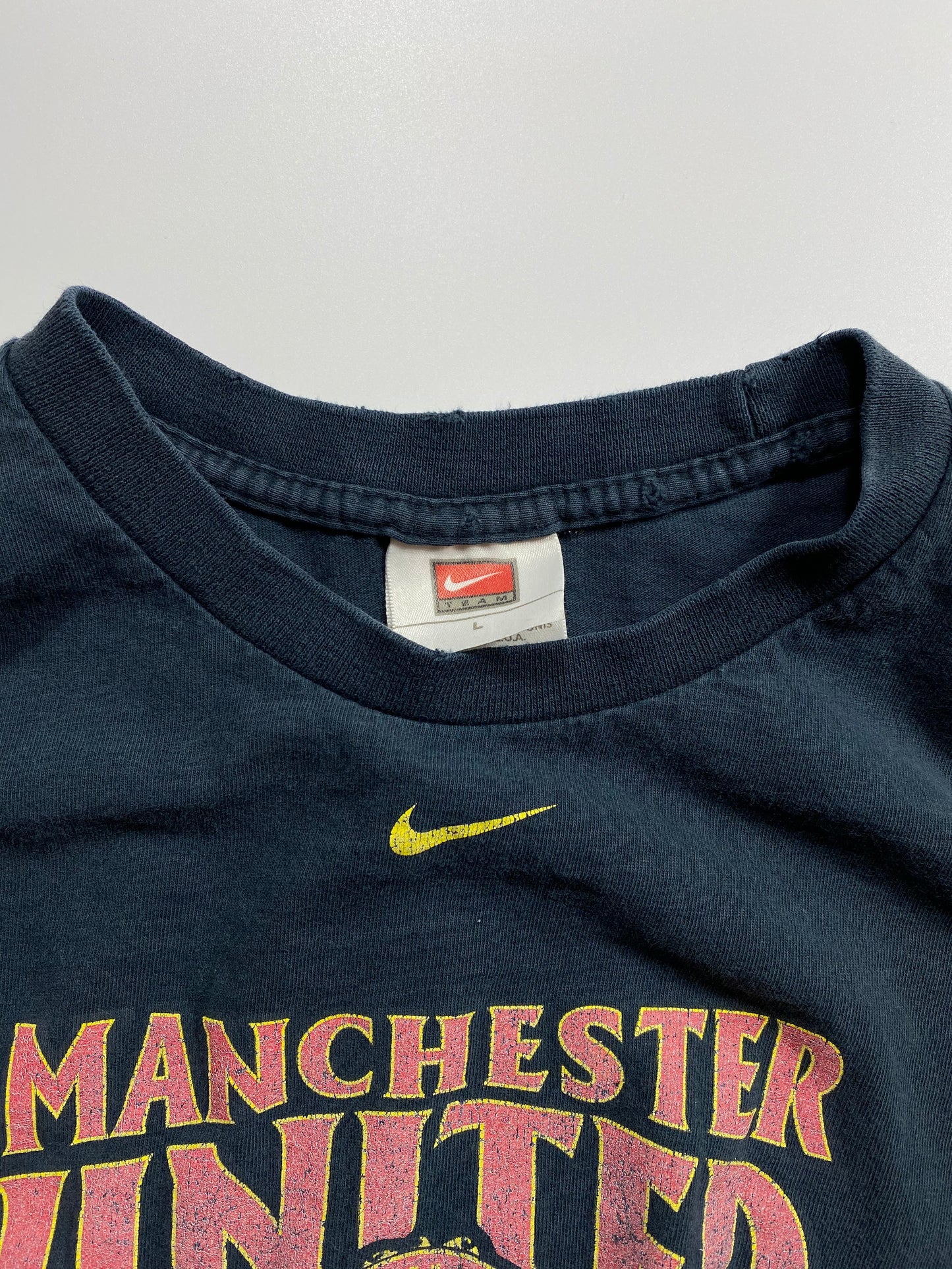 NIKE Manchester United 2003 USA Tour Made in USA Size L Vintage T-shirt / 7267