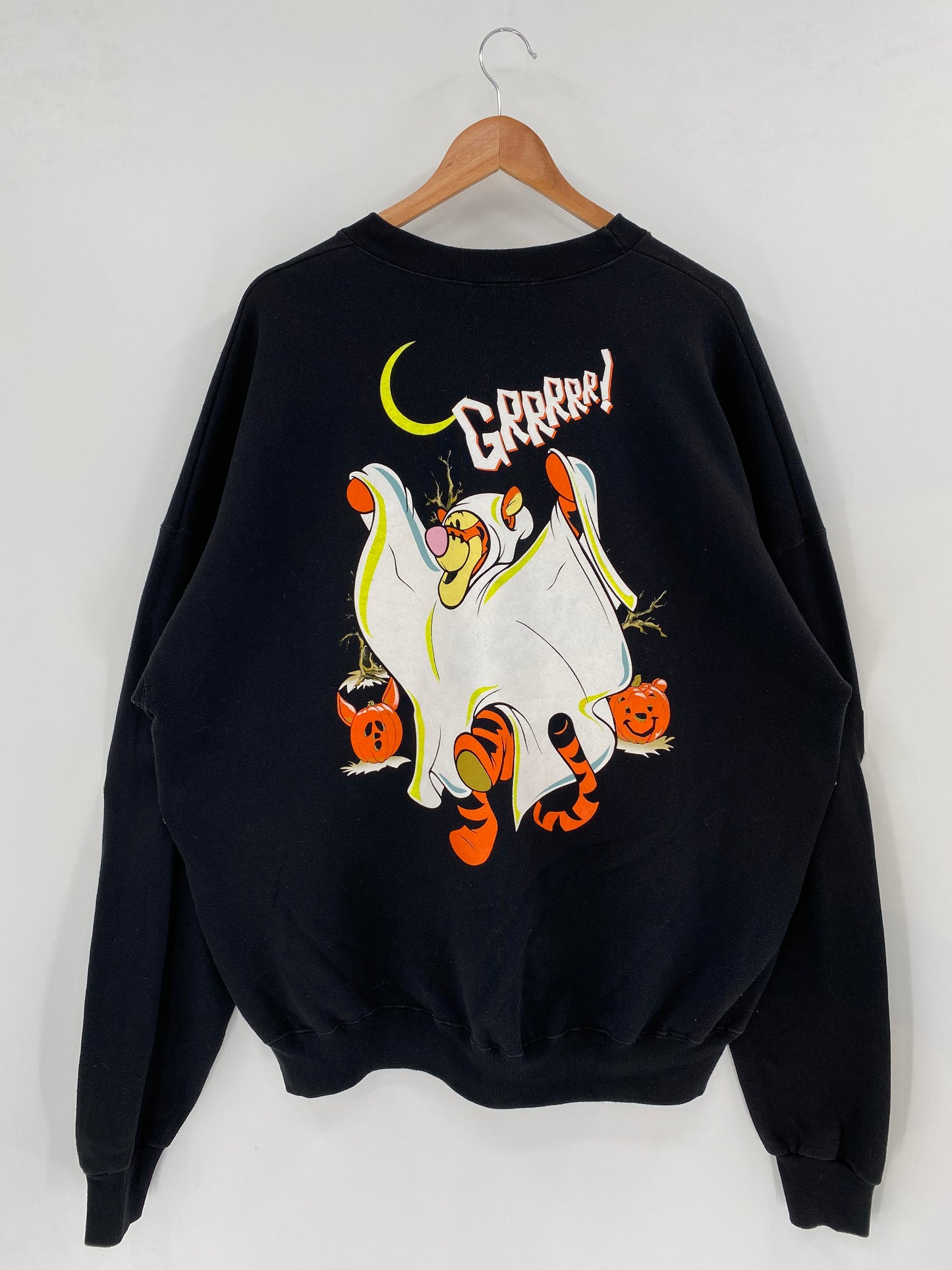 00’s DISNEY POOH Made in USA Size XXXL Vintage Sweat-shirt / K3441