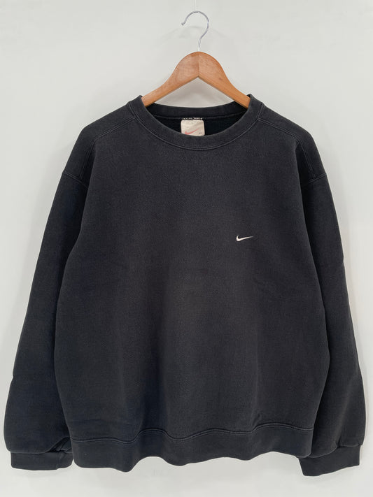 90’s NIKE MINI SWOOSH Size XL Vintage Sweat-Shirts / K2404