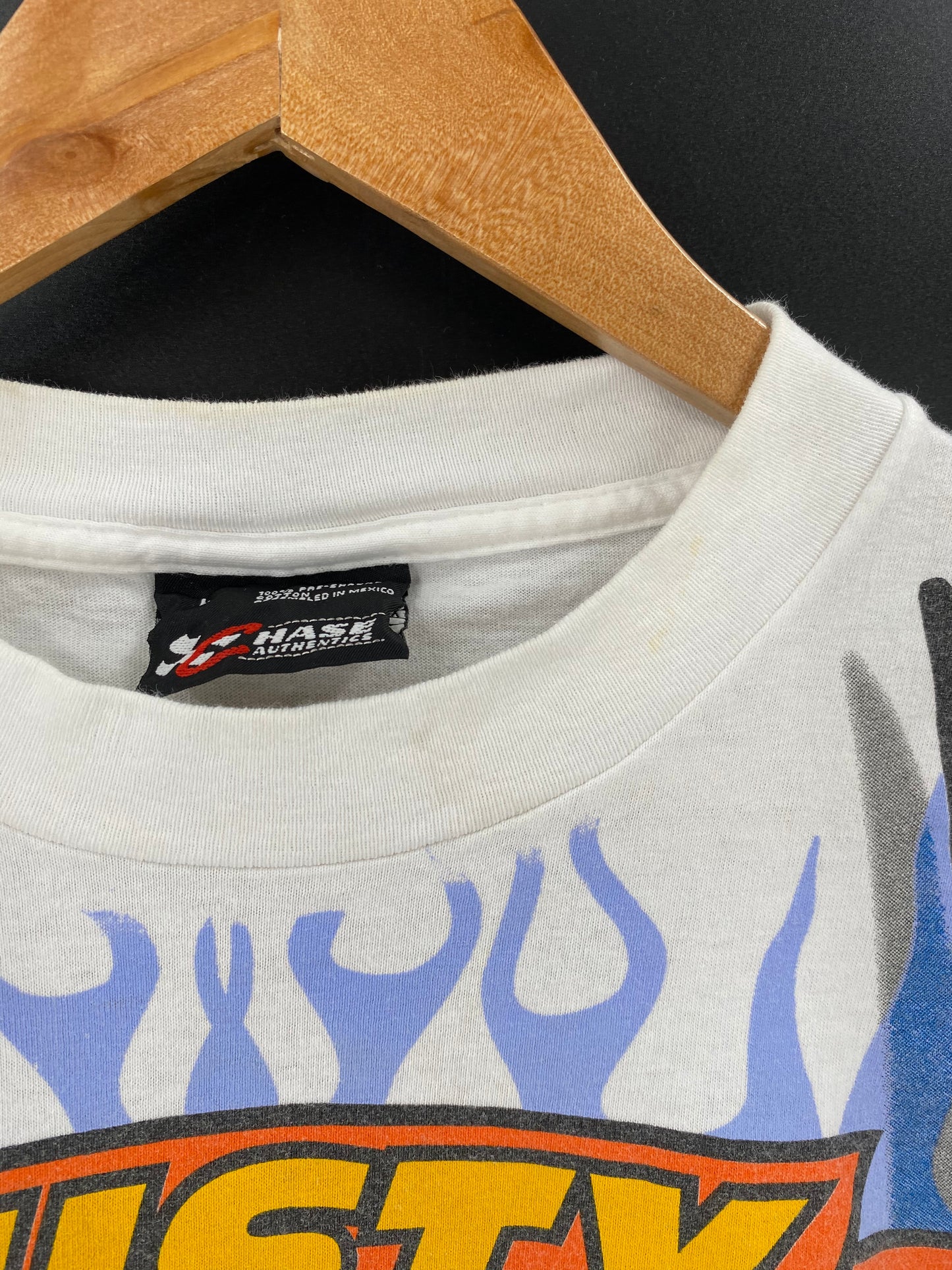 2000 HARLEY DAVIDSON x Miller Light RUSTY WALLACE Size L Vintage Racing T-shirt / 8571