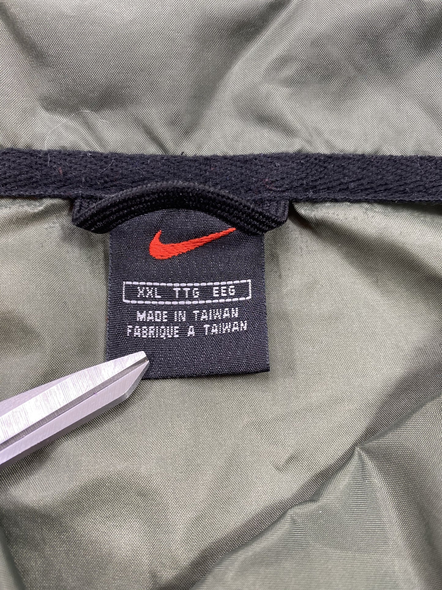 00’ NIKE Zipper Size XXL Nylon Jacket / K5026