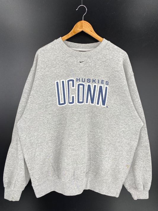 00’ NIKE UCONN HUSKIES Size XL Vintage Sweat shirt / 9623