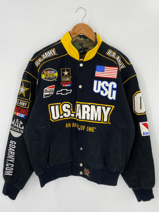 Vintage NASCAR U.S.ARMY Reversible Size M  Racing Jacket / 8305