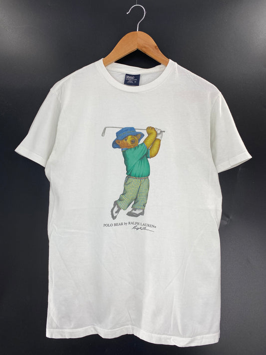 90’s RALPH LAUREN POLO BEAR Size S Vintage T-Shirts / K3925