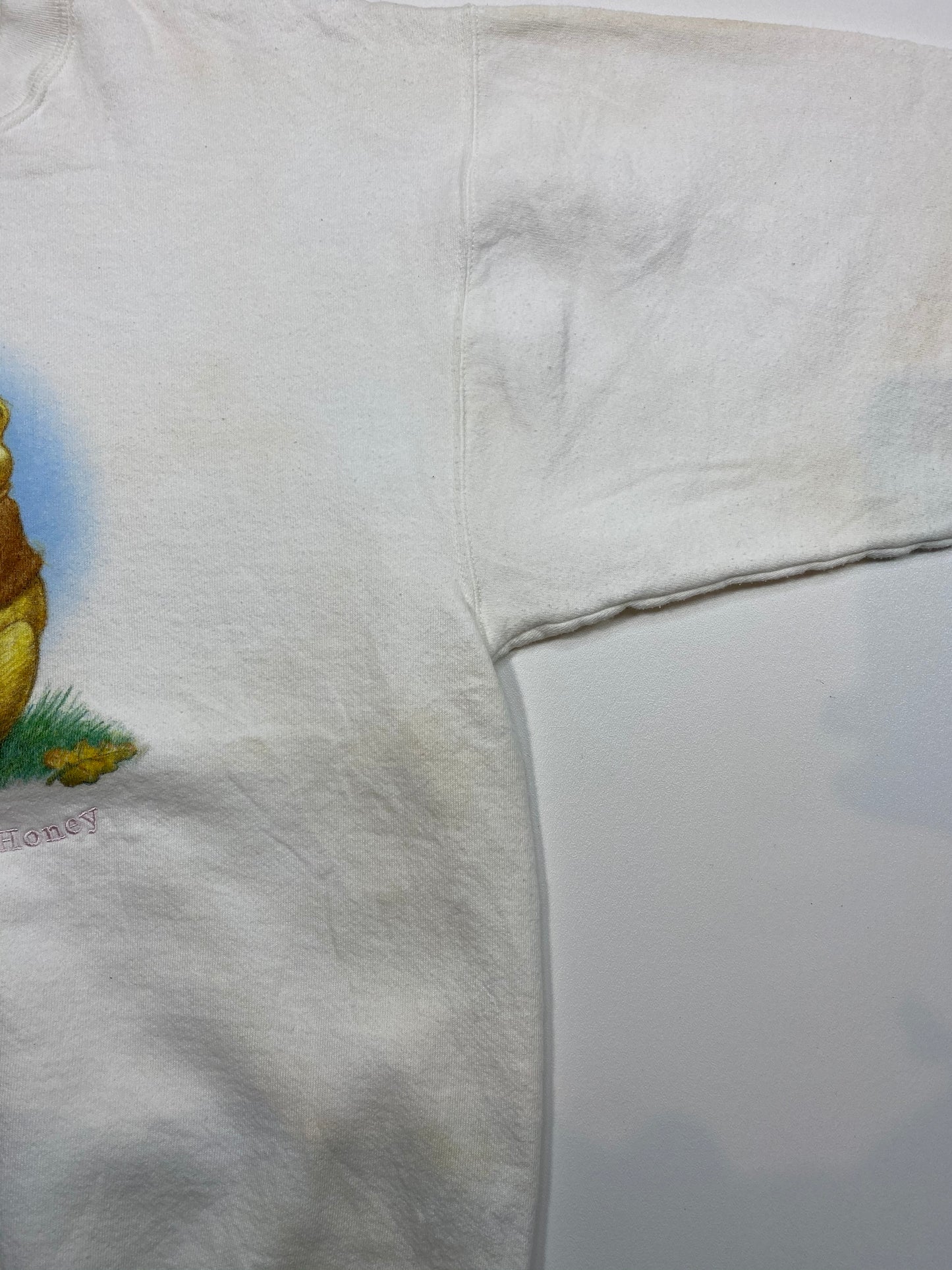 00’ Disney Pooh Made in USA Size S/M Vintage Sweat-Shirt / 5421