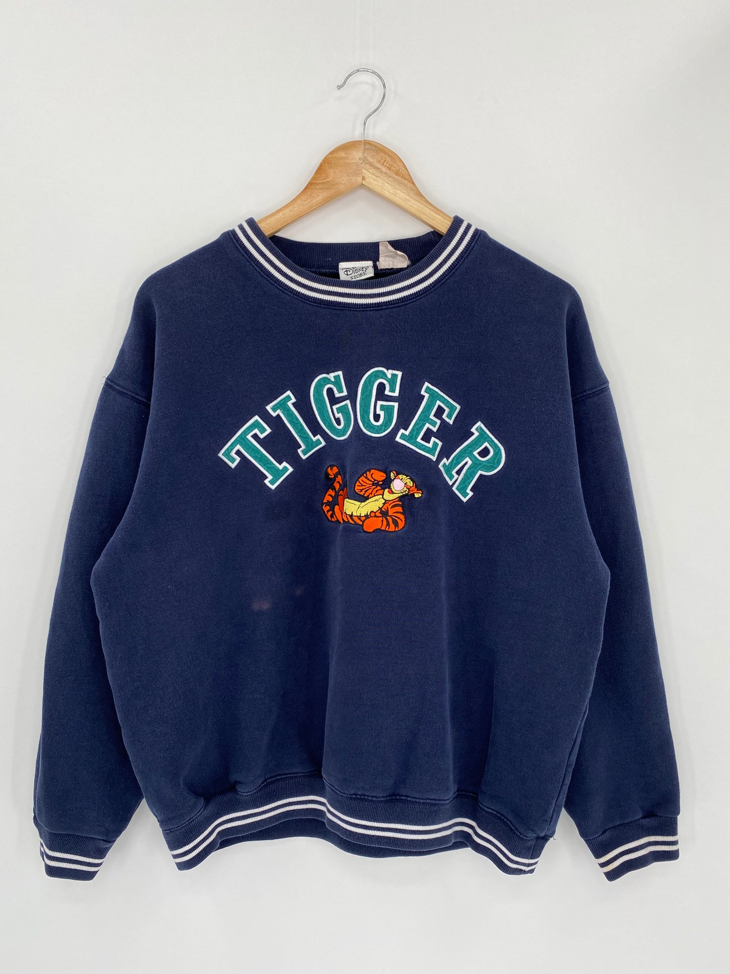 00’ Disney Tigger Size Approx.L Vintage Sweat-Shirt / 5356