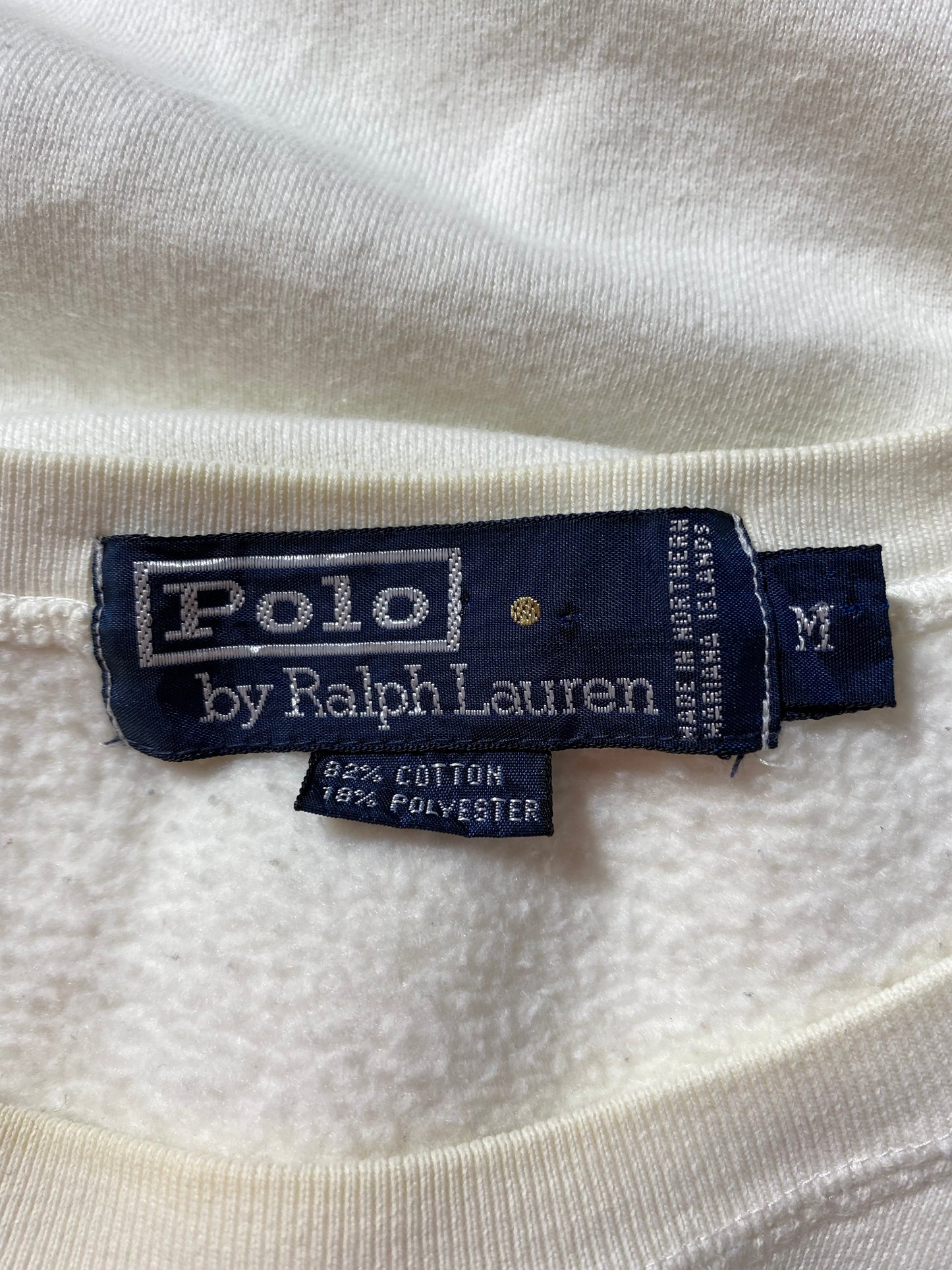 90’s POLO RALPH LAUREN Size M Vintage Sweat-Shirt  / A2856