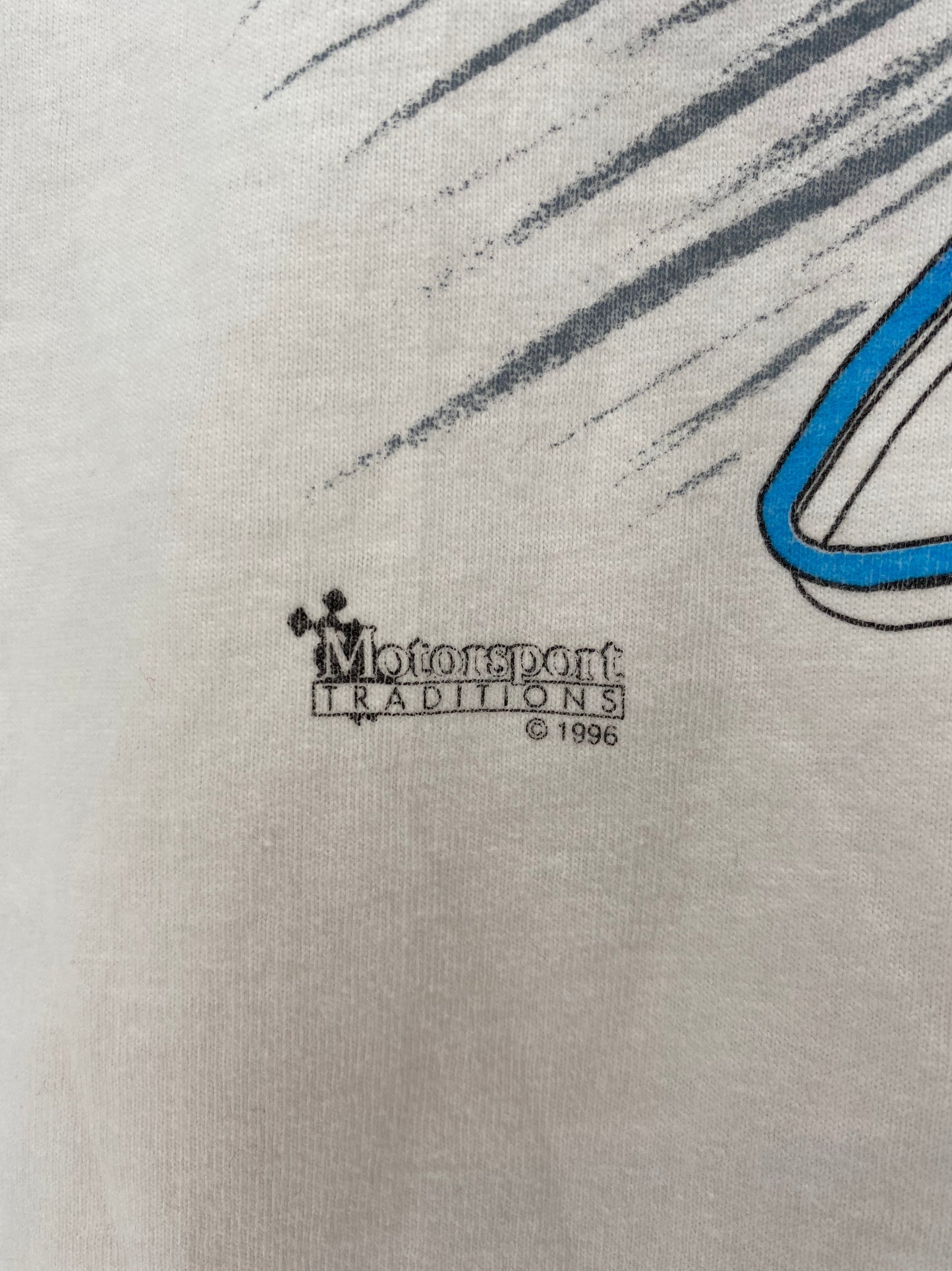 .1996 IRON MAN KELLOGG'S Made in USA Size XL Vintage Racing T-Shirt / E1114
