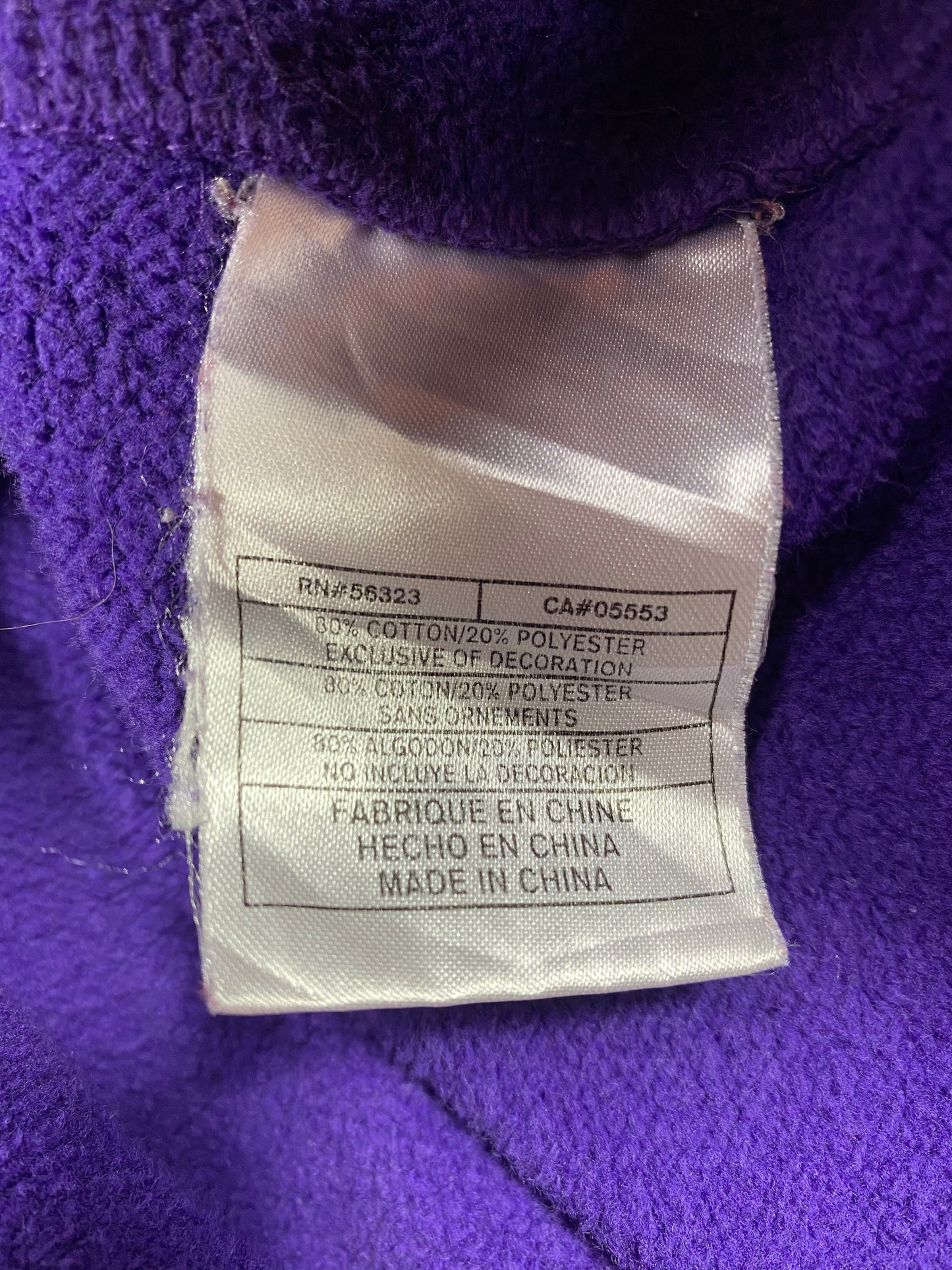 00’ NIKE LSU Size M Vintage Hoodie Sweat-Shirt / 5366