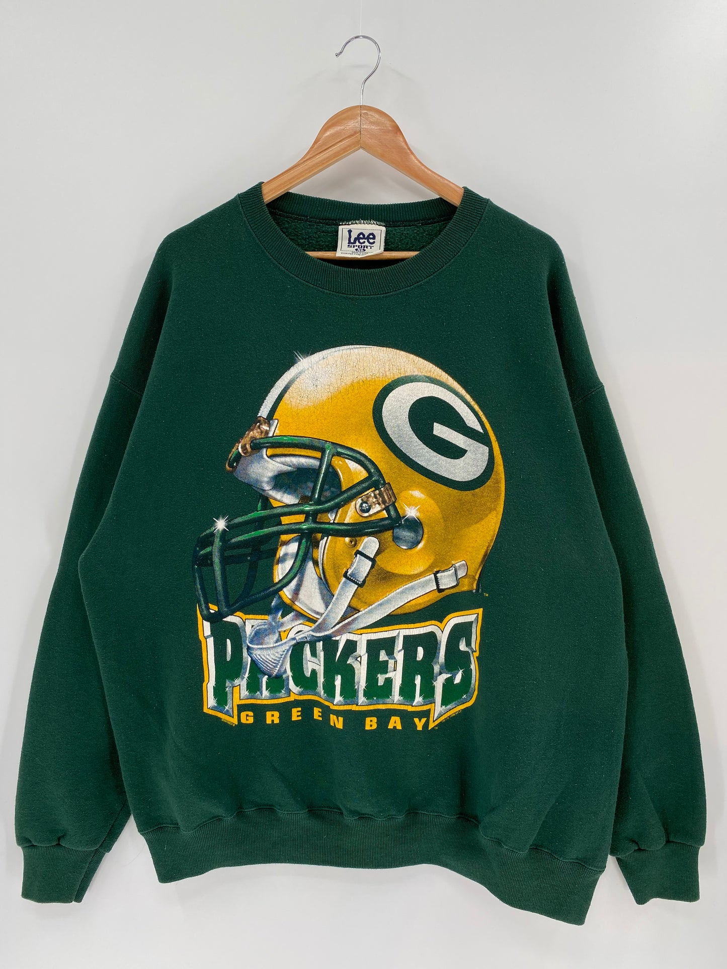 1996 GREENBAY PACKERS MADE IN USA Size XL Vintage NFL Sweat shirt / K48