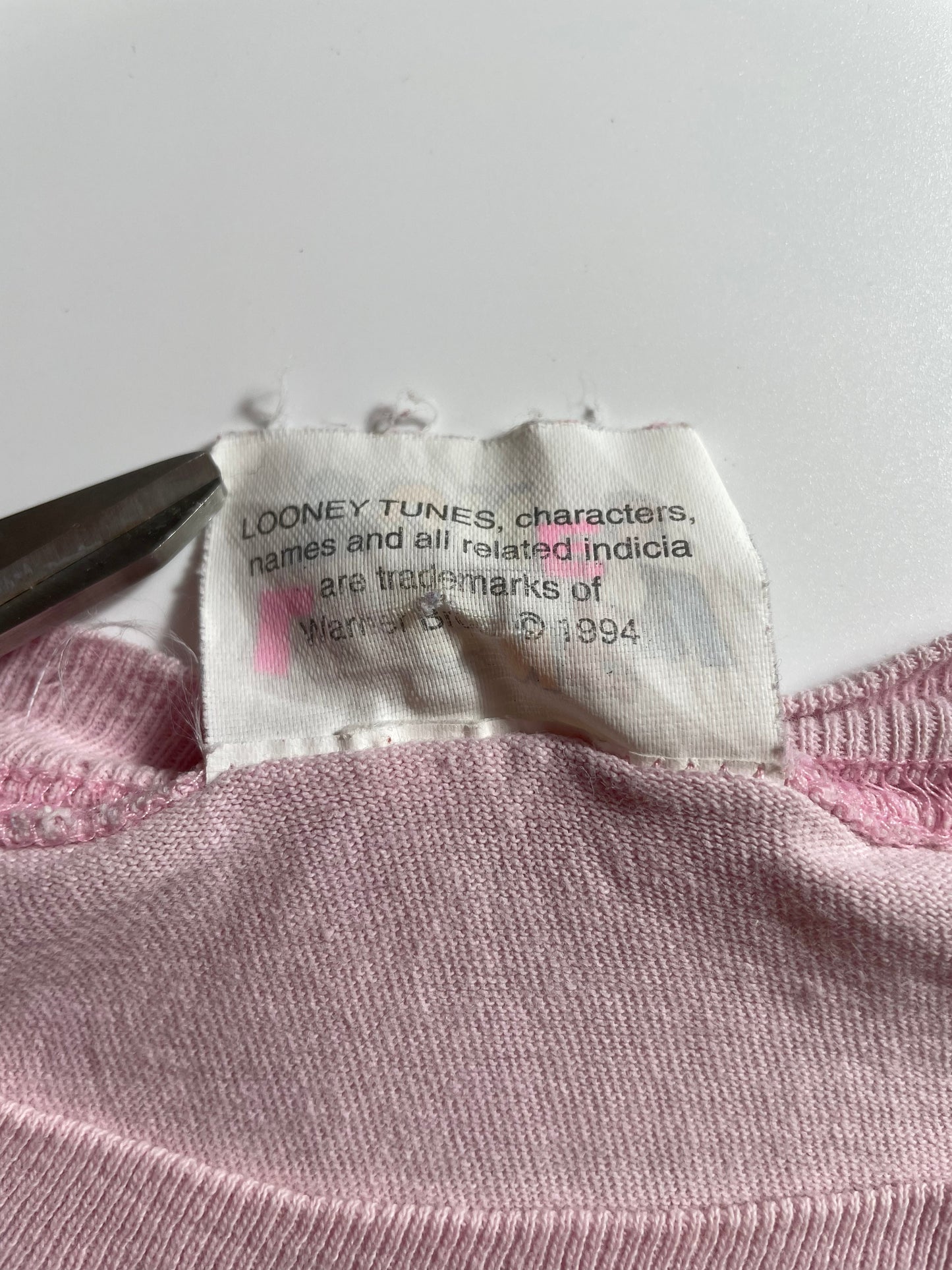 1994 LOONEY TUNES TWEETY Size Approx.XXL Vintage T-Shirt / A3490