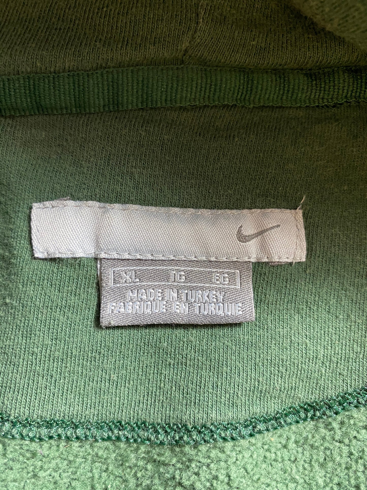 00’ NIKE Mini Swoosh Size XL Vintage Hoodie Sweat-shirt / 7828
