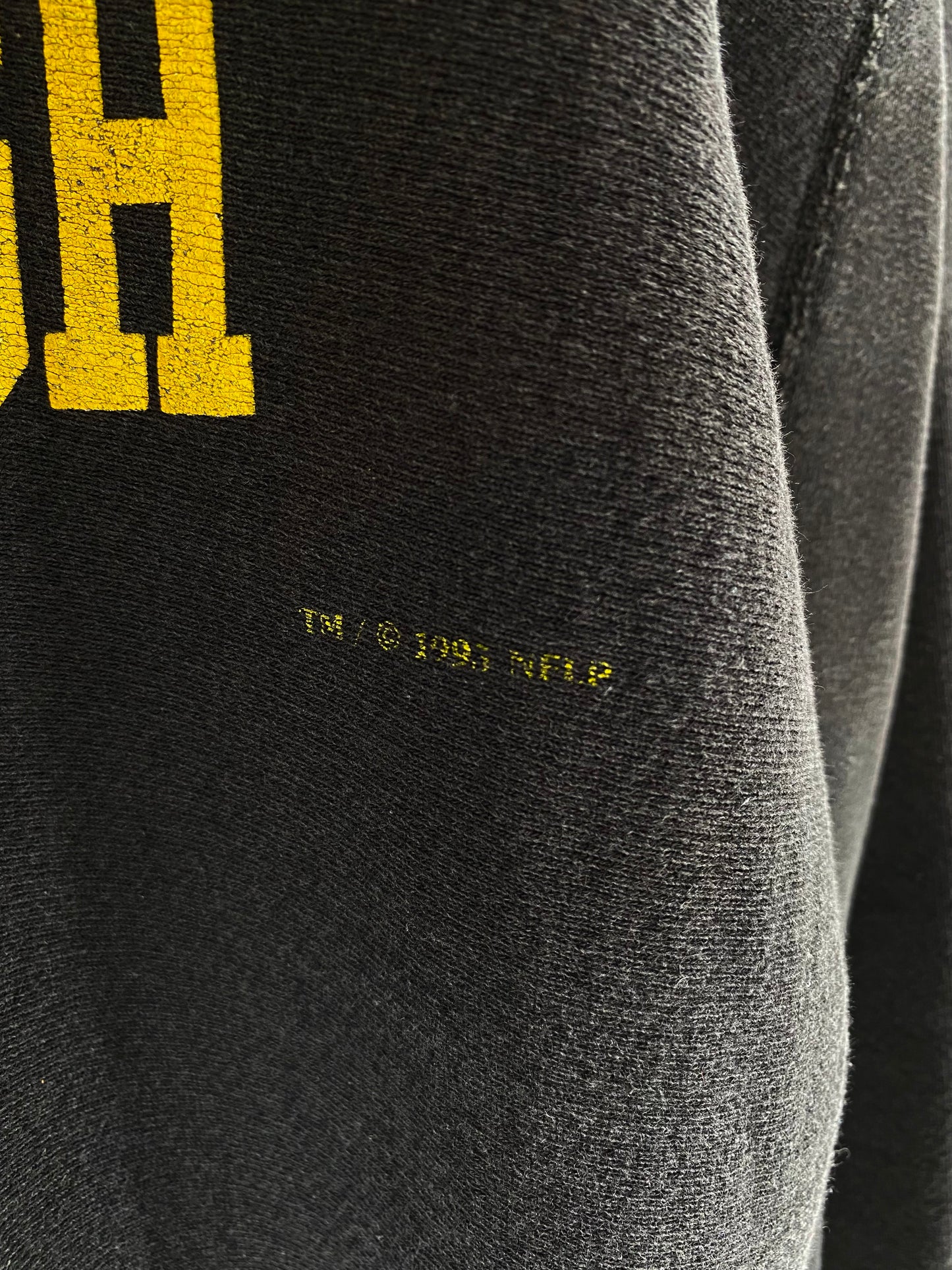 1995 PITTSBURGH STEELERS (No tag) Approx. Size XL Vintage NFL Sweat shirt / K49