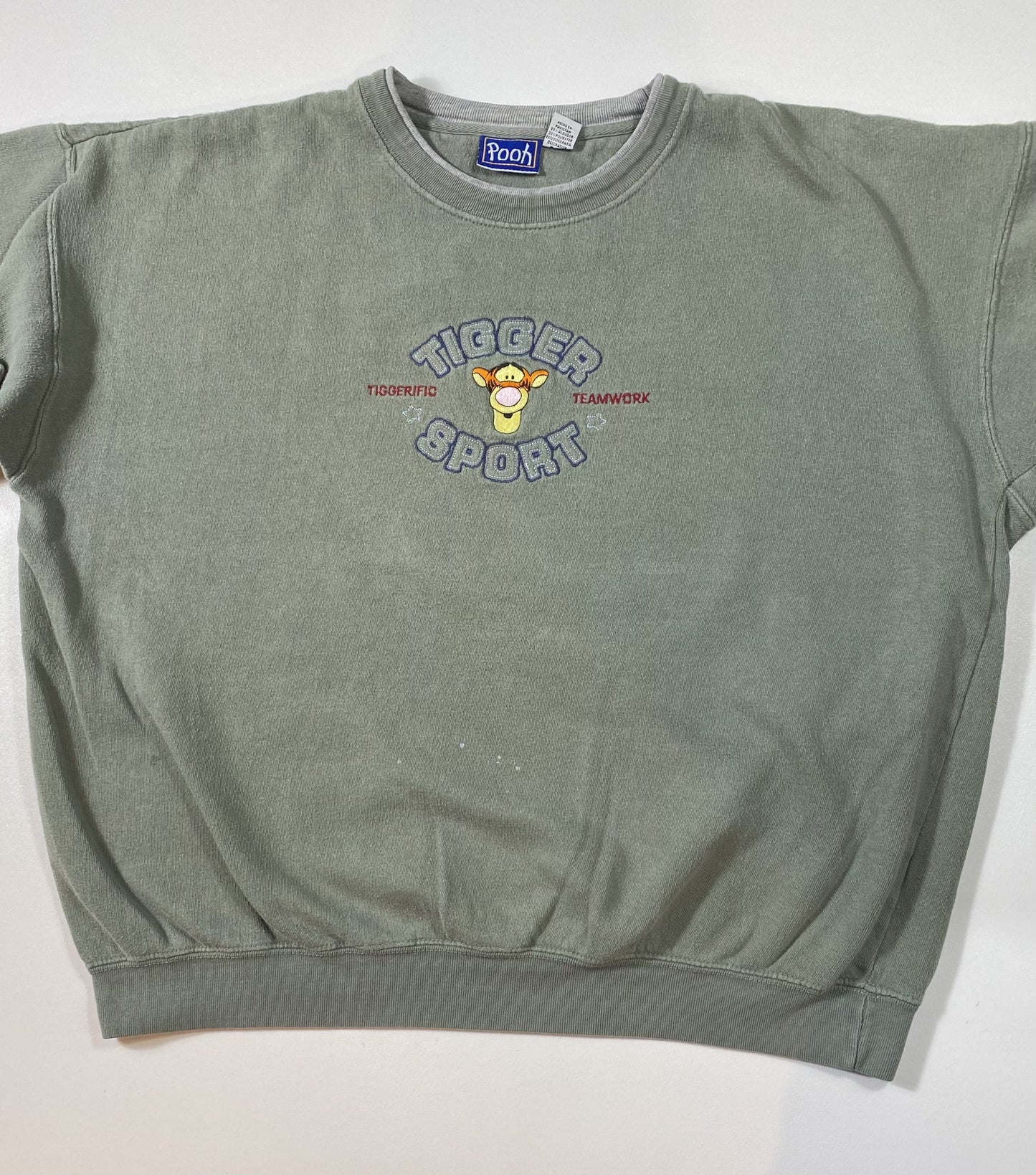 00' DISNEY TIGGER Size Ladies XXL Vintage Sweat-shirt / K5647