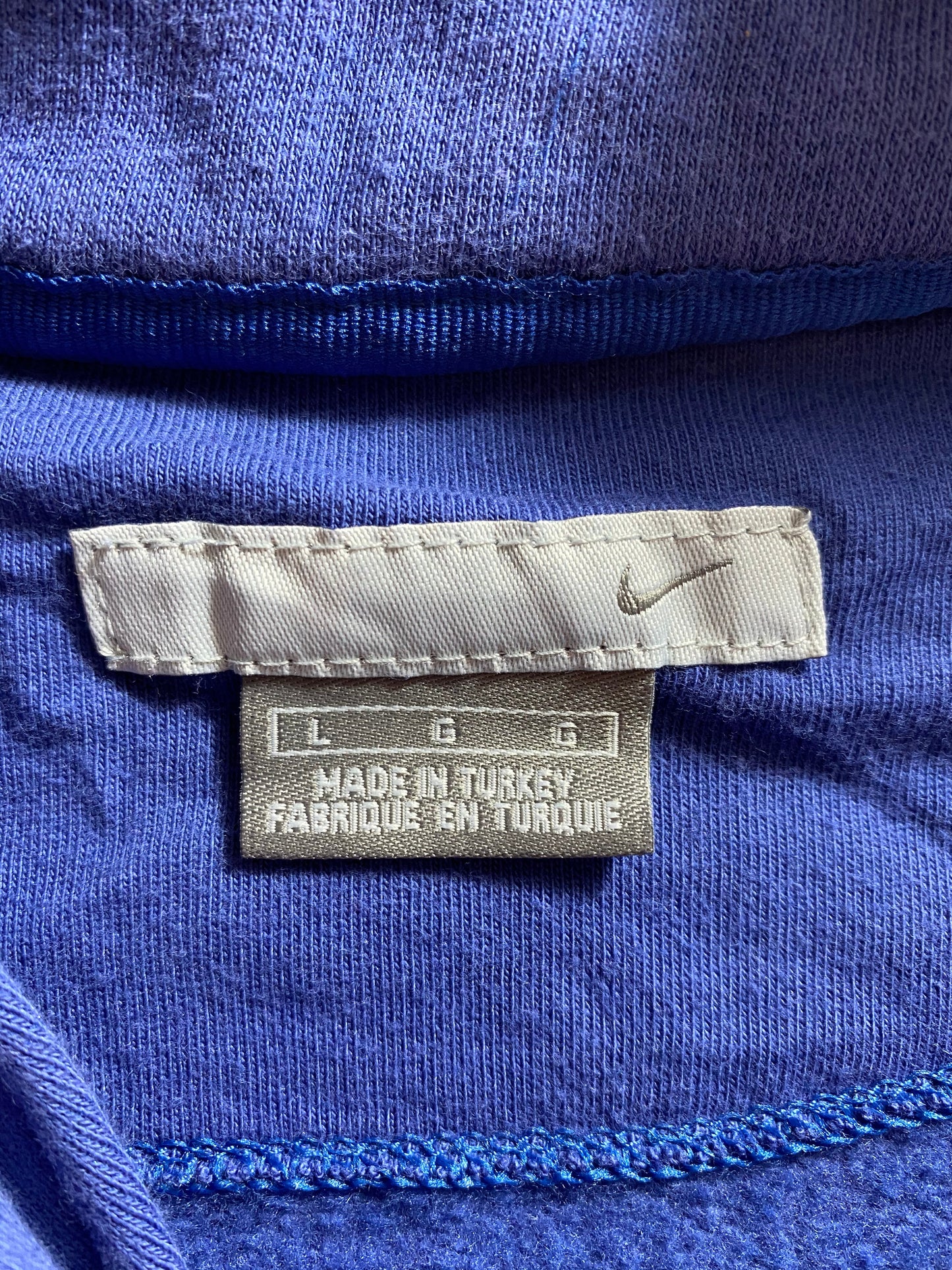 00’ NIKE MINI SWOOSH Size L Vintage Half-zip Sweat-shirt / A9089