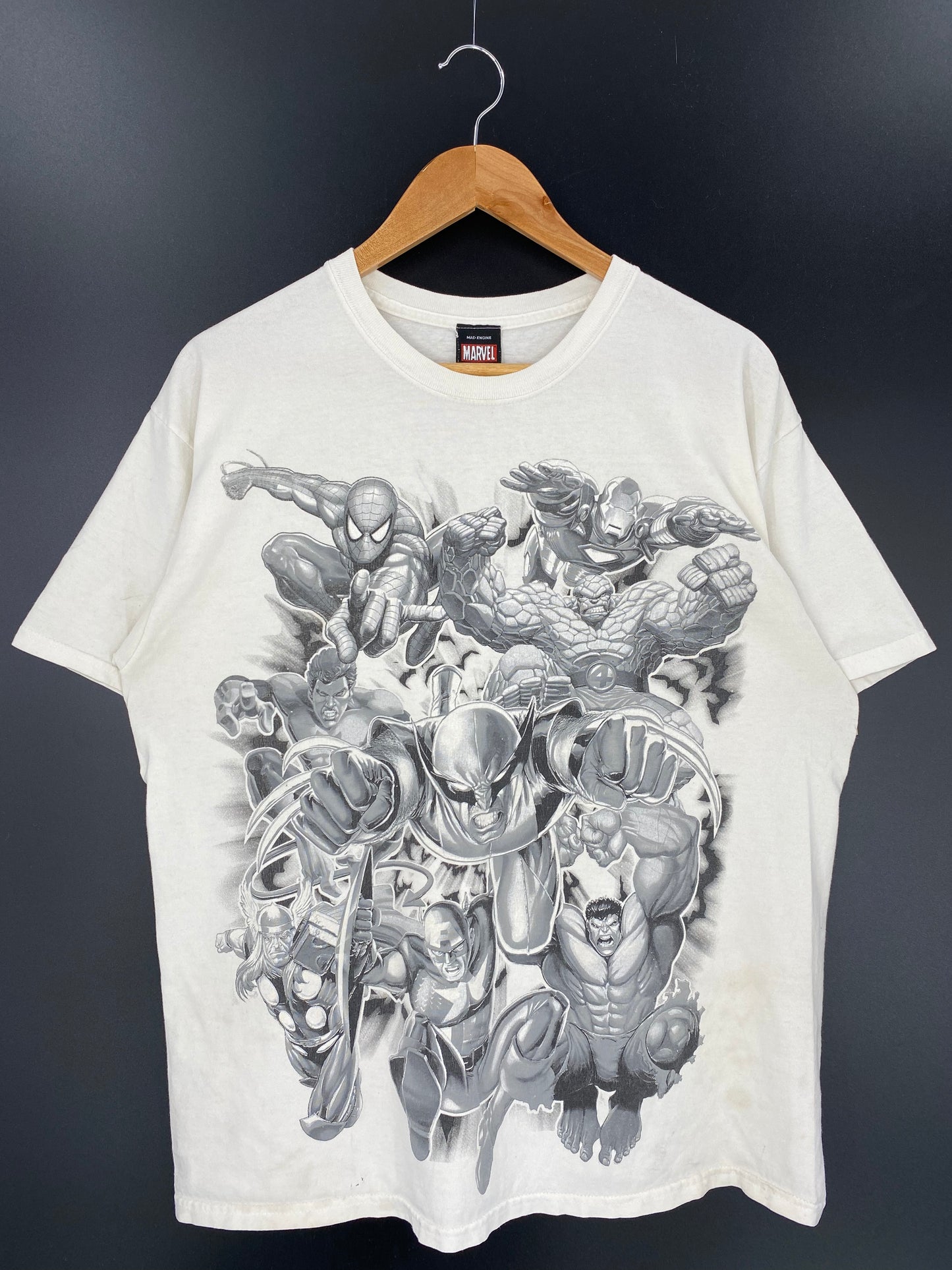 00’ MARVEL Size L Vintage T-Shirt / 9515