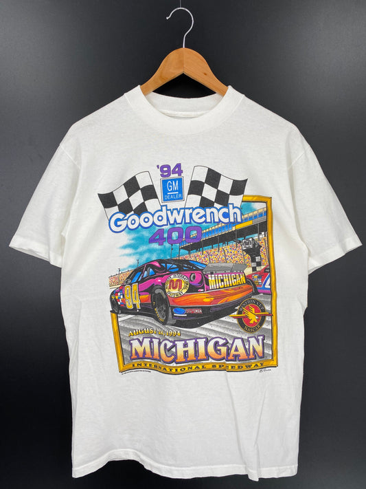 1994 WINSTON GOODWRENCH400 MICHIGAN Size No tag (Approx.L) Vintage Racing T-Shirt / E5416T