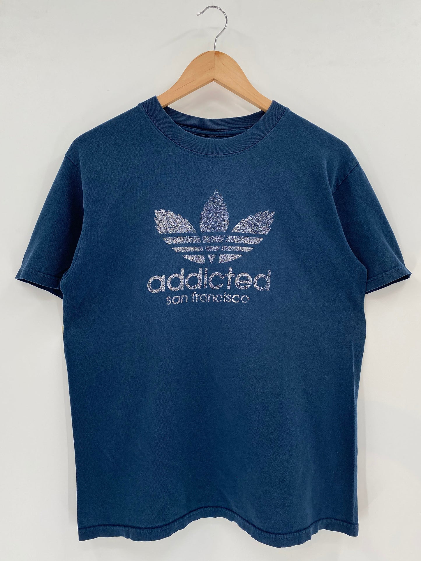 .Vintage Weed Addicted Print Size No tag(Approx.L) T-Shirt / E2611T