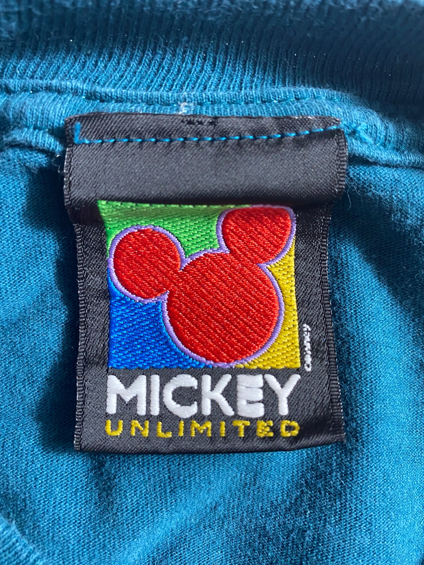 90’s DISNEY MICKEY AND MINEY Made in USA Size XL Vintage T-Shirts / K3832