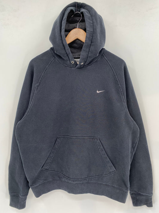 00’ NIKE MINI SWOOSH Size L Vintage Hoodie Sweat-shirt / K2312