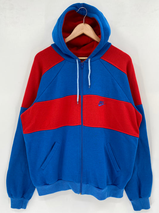 90’s Silver tag NIKE Size XL Vintage Zip-up Hoodie Sweat shirt / K1800