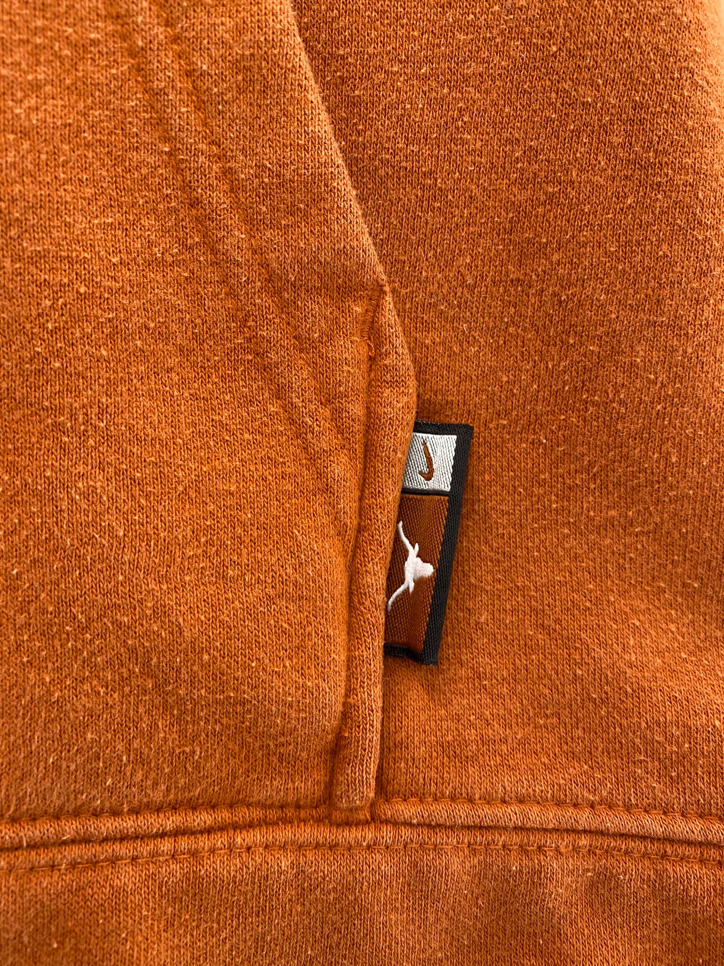 00' NIKE TEXAS LONGHORNS Size XL Vintage Hoodie Sweat-Shirt / K4055