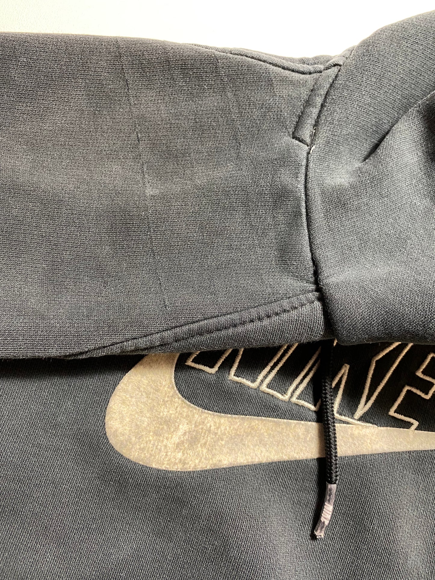 00' NIKE LOGO Size L Vintage Hoodie Sweat-Shirt / K3182