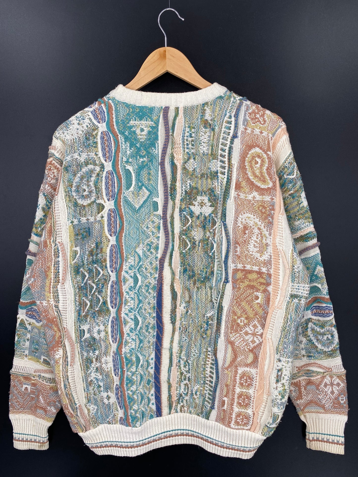 Vintage 3D COOGI- Style Size XL Knit Sweater / K1691