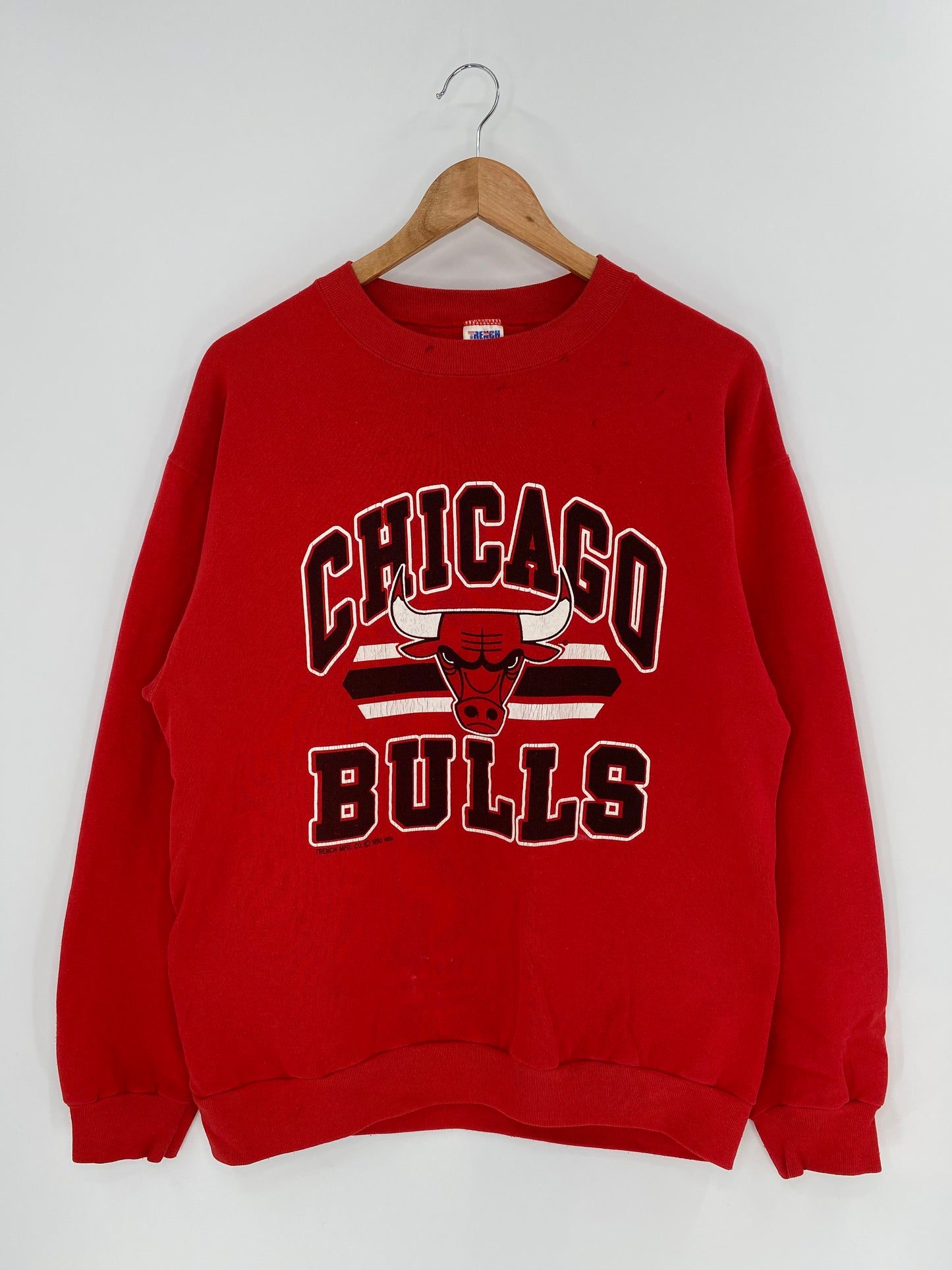 1990 CHICAGO BULLS Made in USA Size L Vintage NBA Sweat-shirt / 9055