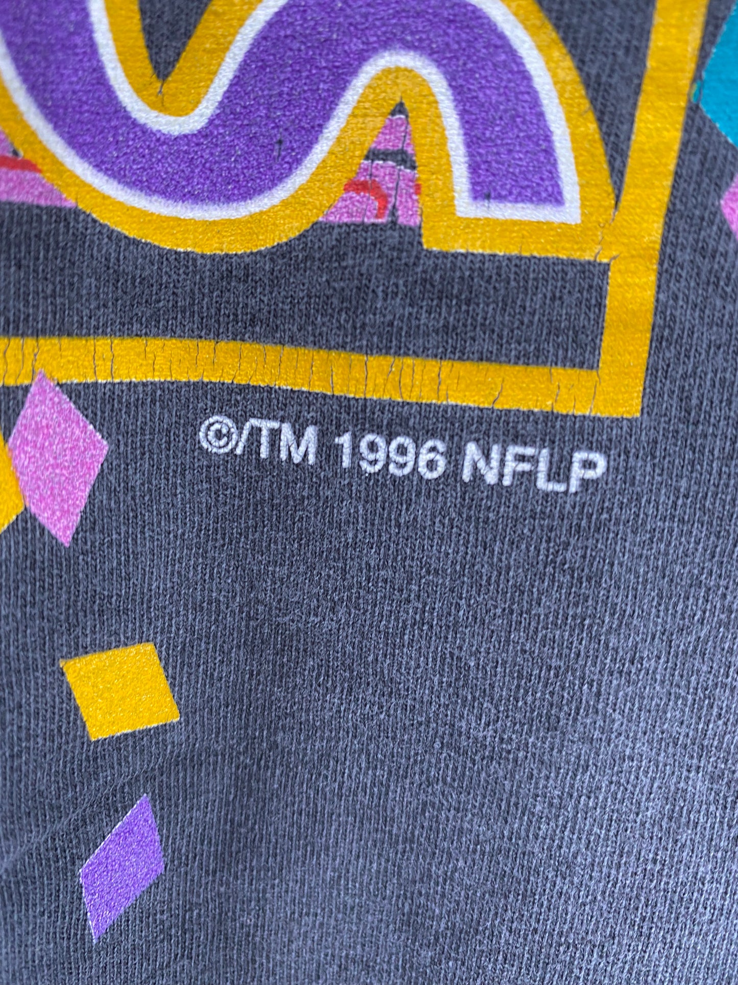 1997' REEBOK SUPER BOWL SIZE L Vintage T- SHIRT / K1265