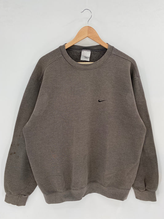 90’s NIKE MINI SWOOSH Size L Vintage Sweat-Shirts / K2756