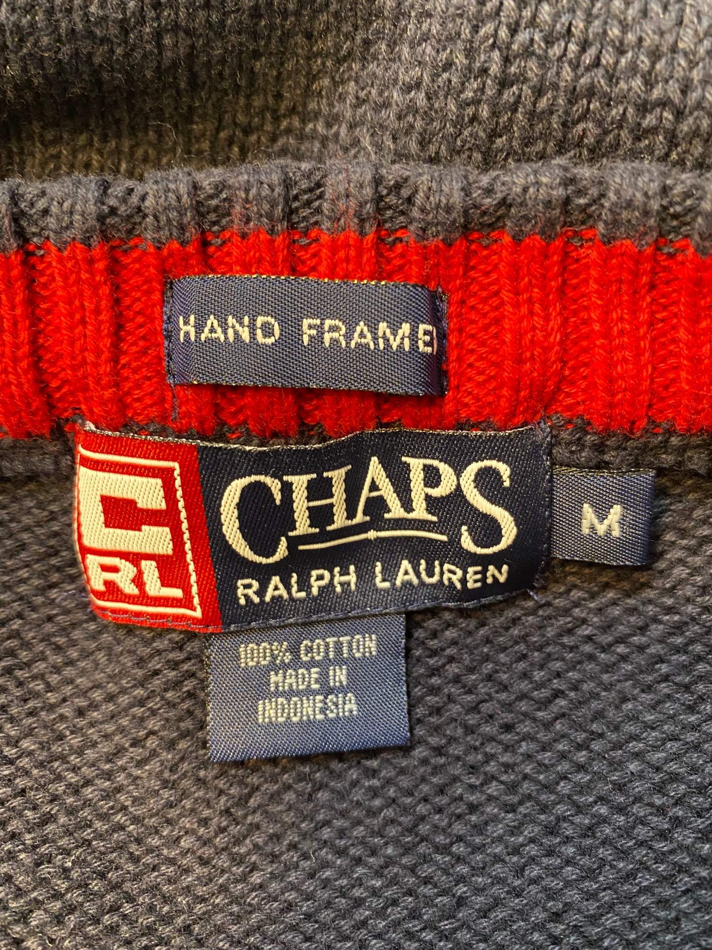90’s CHAPS RALPH LAUREN Size M Vintage Sweater / K3077