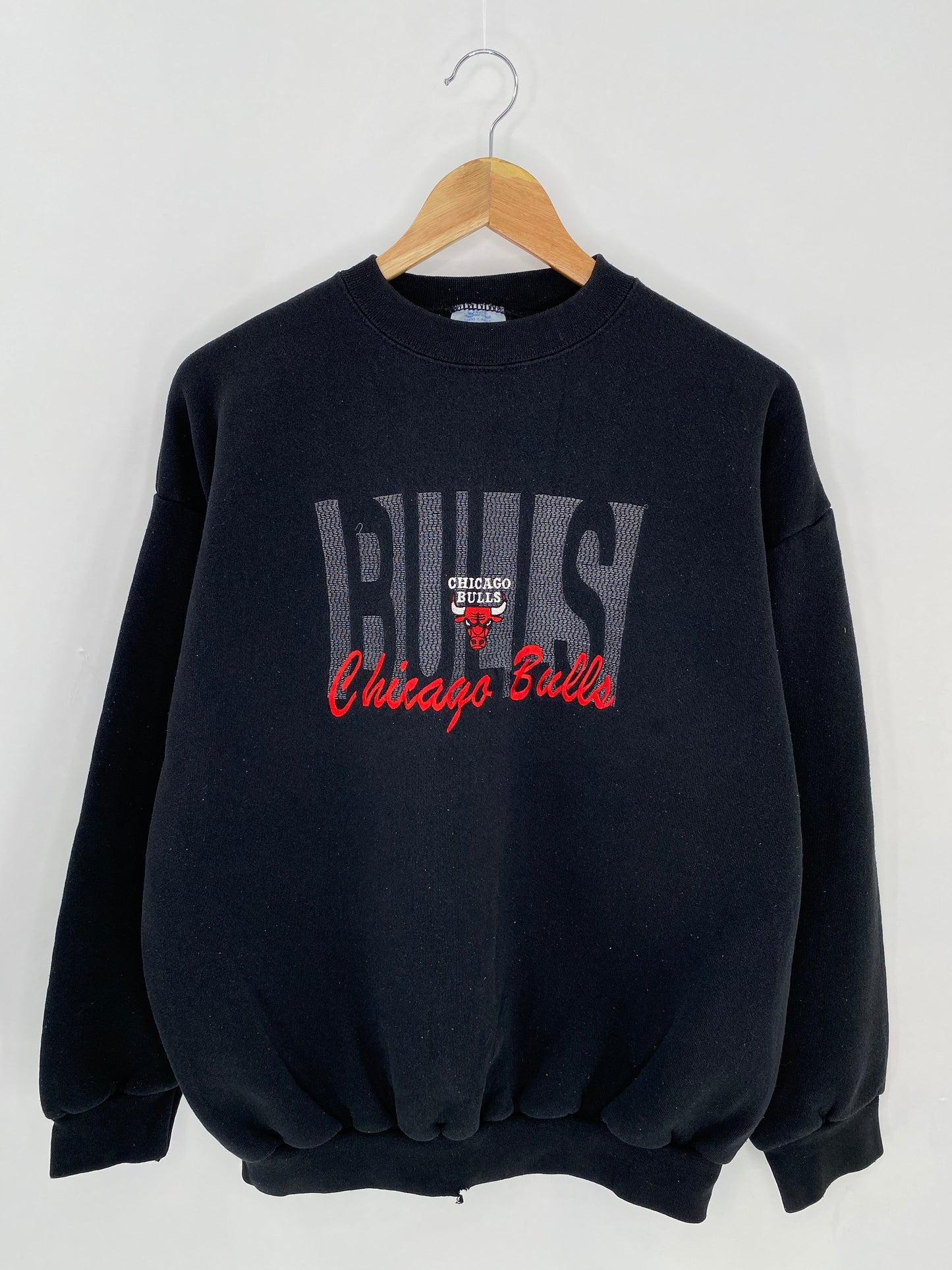 90’s CHICAGO BULLS Made in USA Size XL Vintage NBA Sweat-Shirt / 6953