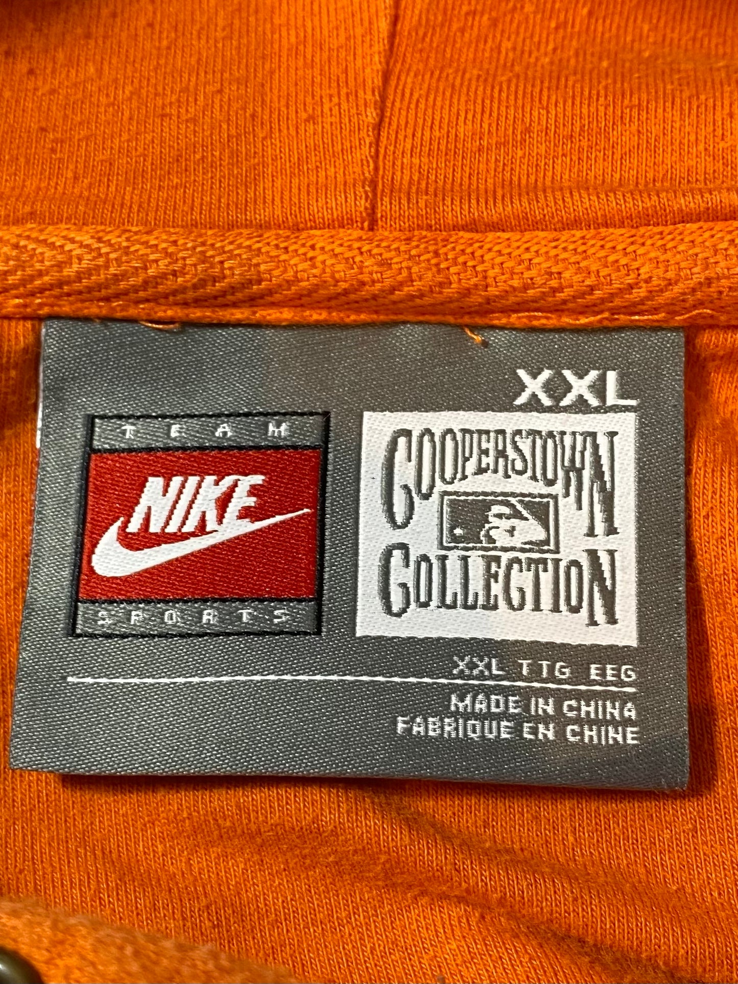 00’ NIKE BALTIMORE ORIOLES Size XXL Vintage MLB Hoodie Sweat-shirt / 8957