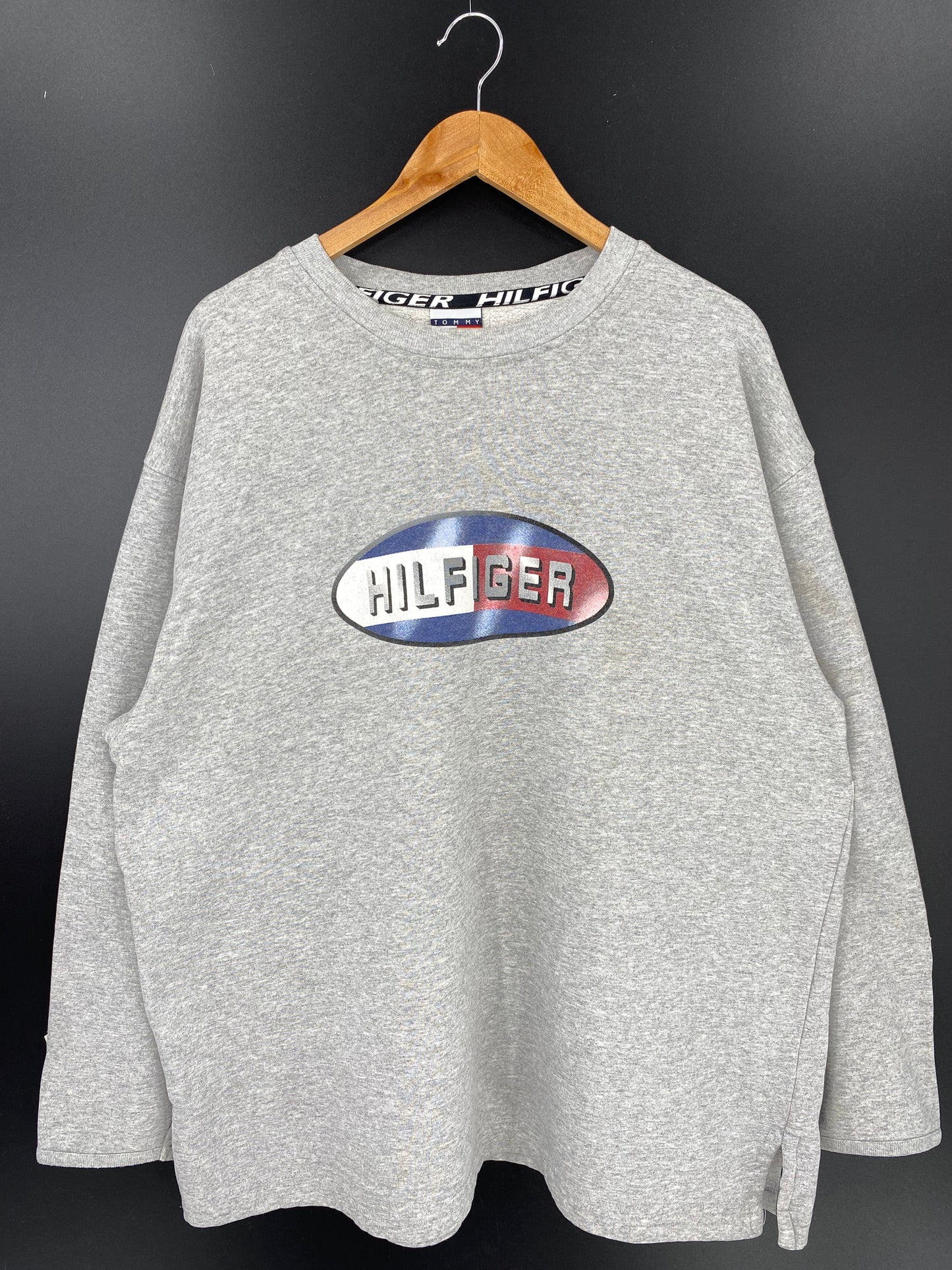 90’s TOMMY JEANS Made in USA Size L Vintage Sweat-Shirt / k922