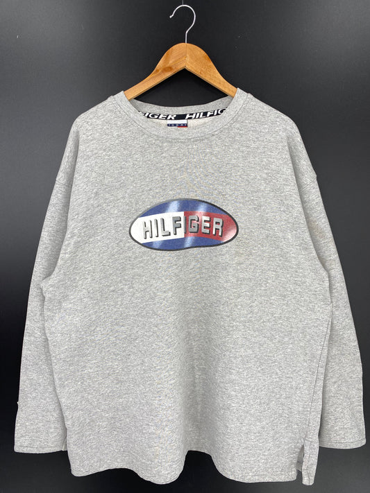 90’s TOMMY JEANS Made in USA Size L Vintage Sweat-Shirt / k922