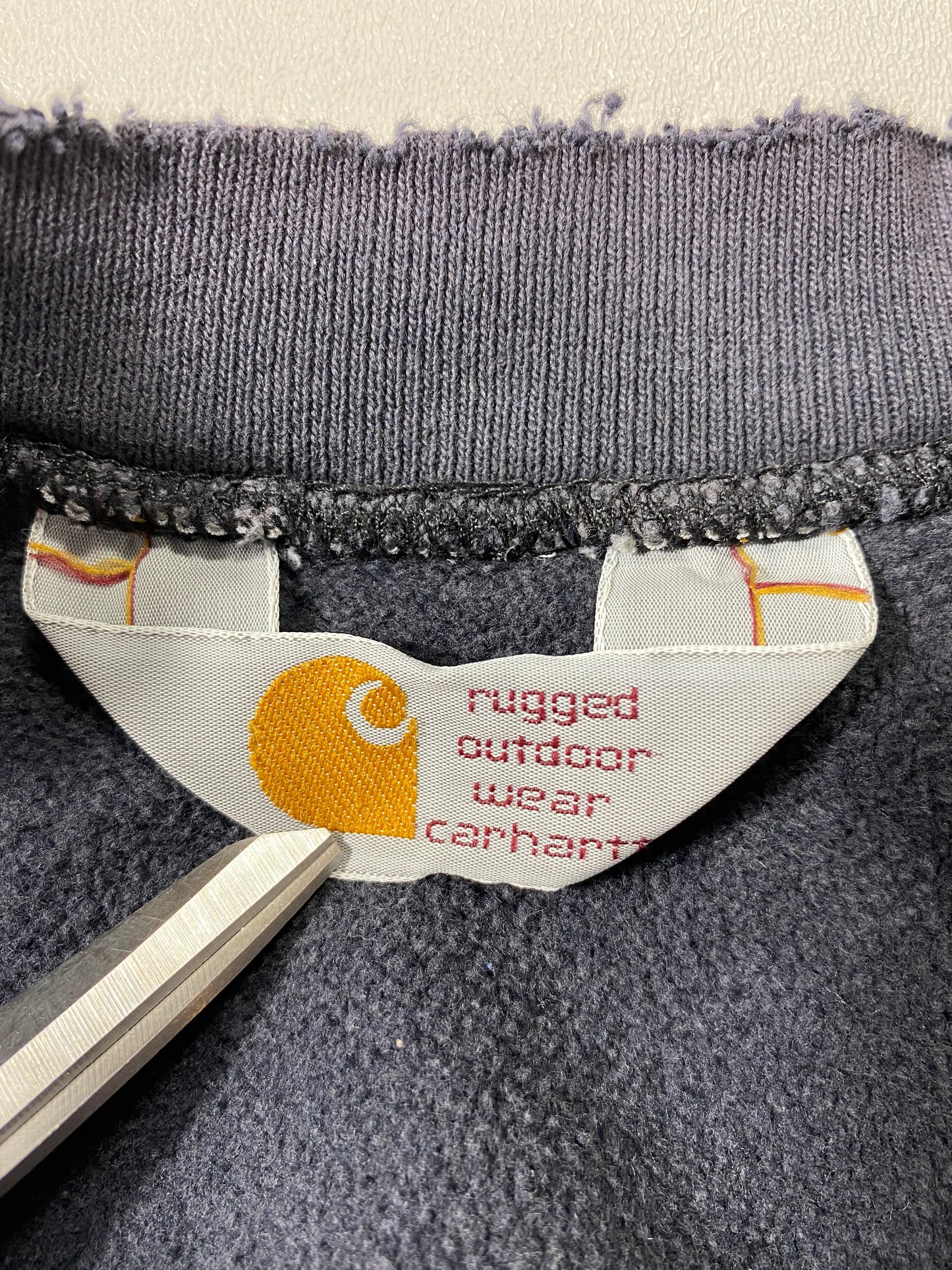 90's CARHARTT Size Approx. L Damaged Vintage Sweat-Shirt / 6975