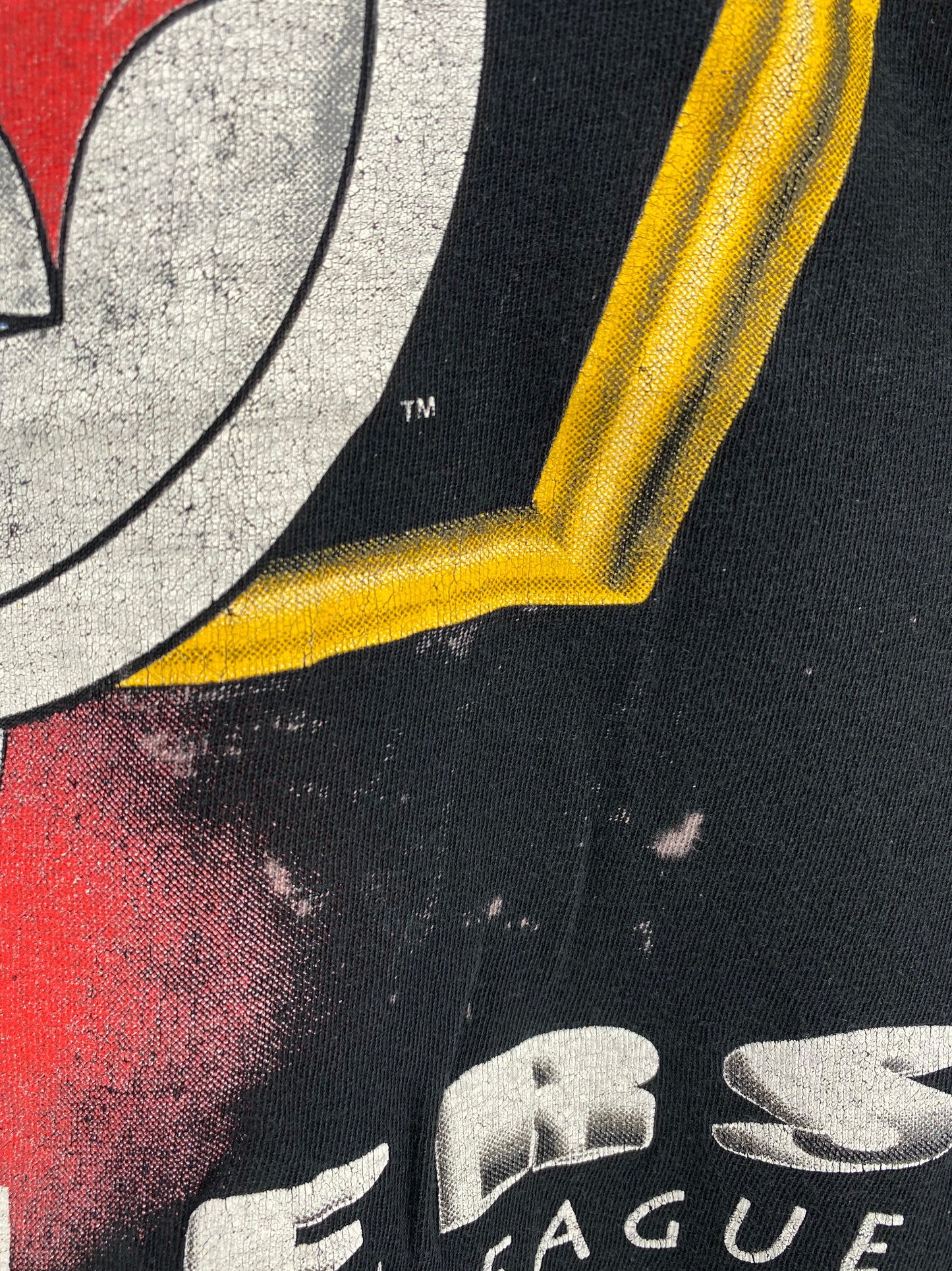 1993 PITTSBURGH STEELERS (No tag Approx. Size L) Vintage NFL T-shirt / K829