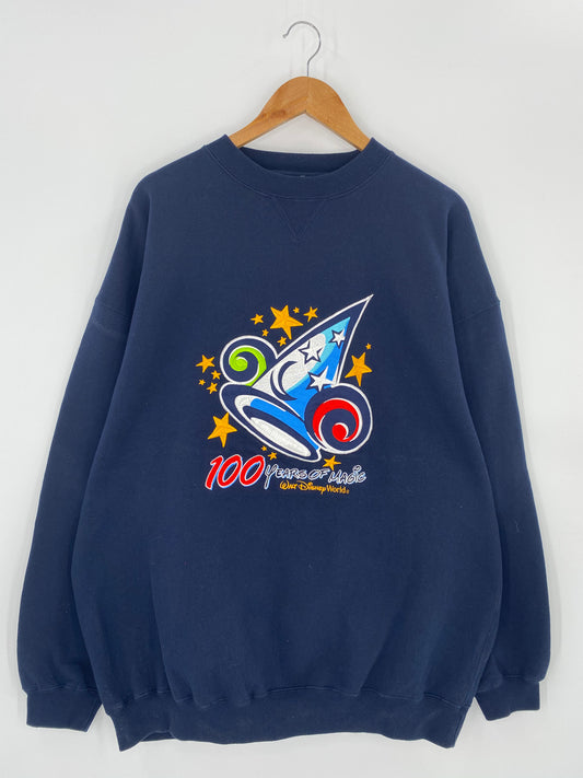 00’ Disney 100 years anniversary Size XXL Vintage Sweat-shirt / 8405