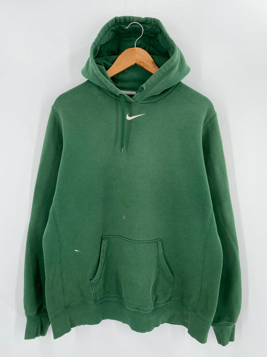00’ NIKE Center Swoosh Size XXL Vintage Hoodie Sweat-shirt / 9241