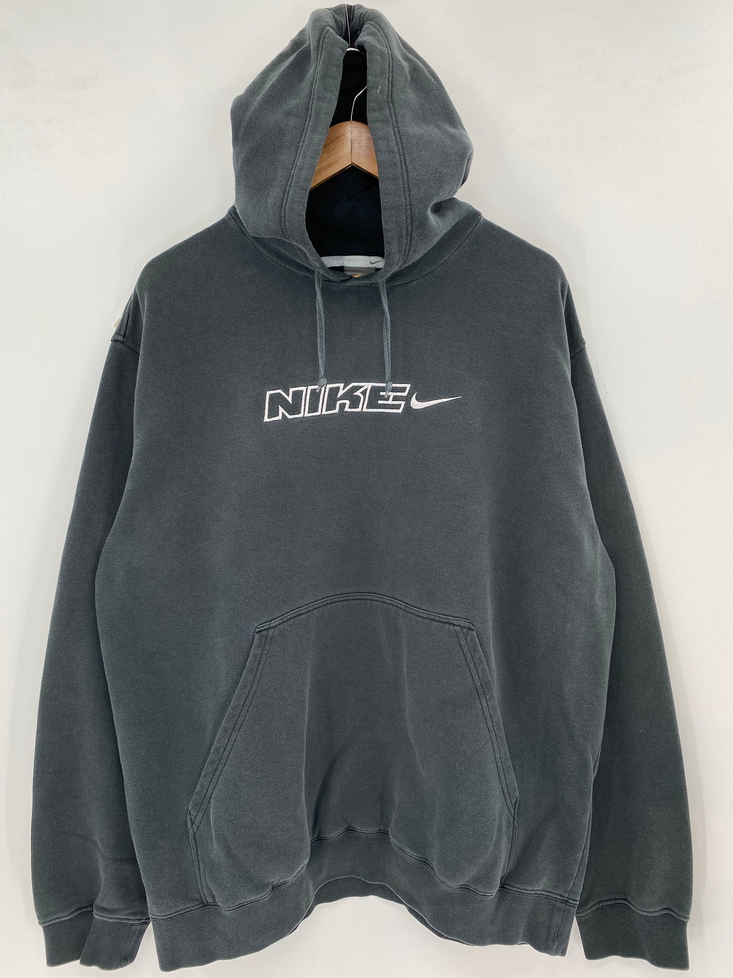 00' NIKE LOGO Size XL Vintage Hoodie Sweat-Shirt / K3180