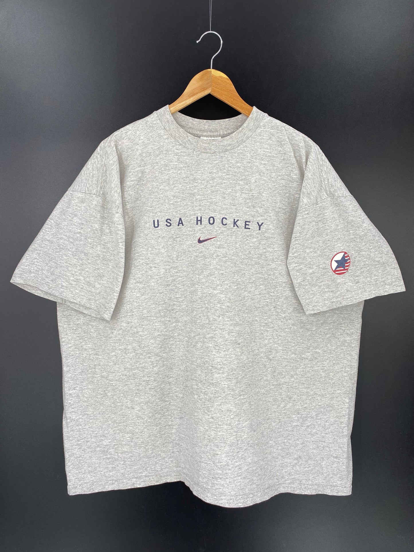 90’s NIKE USA HOCKEY Size XL Vintage T-shirt / 8700