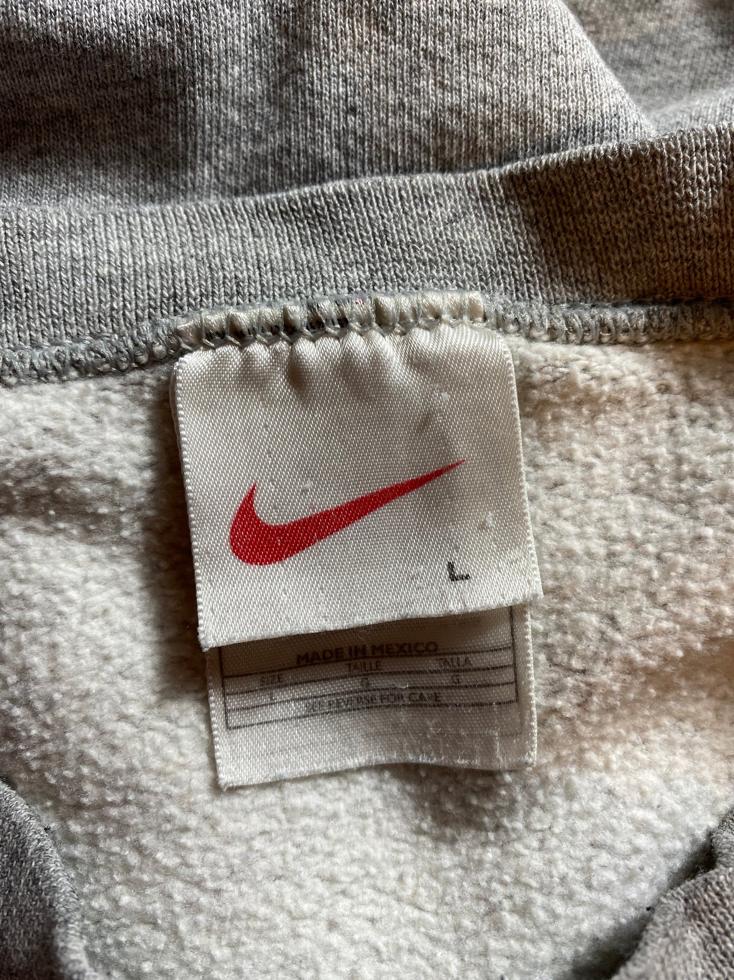 90’s NIKE MINI SWOOSH Size L Vintage Sweat-Shirts / K2849