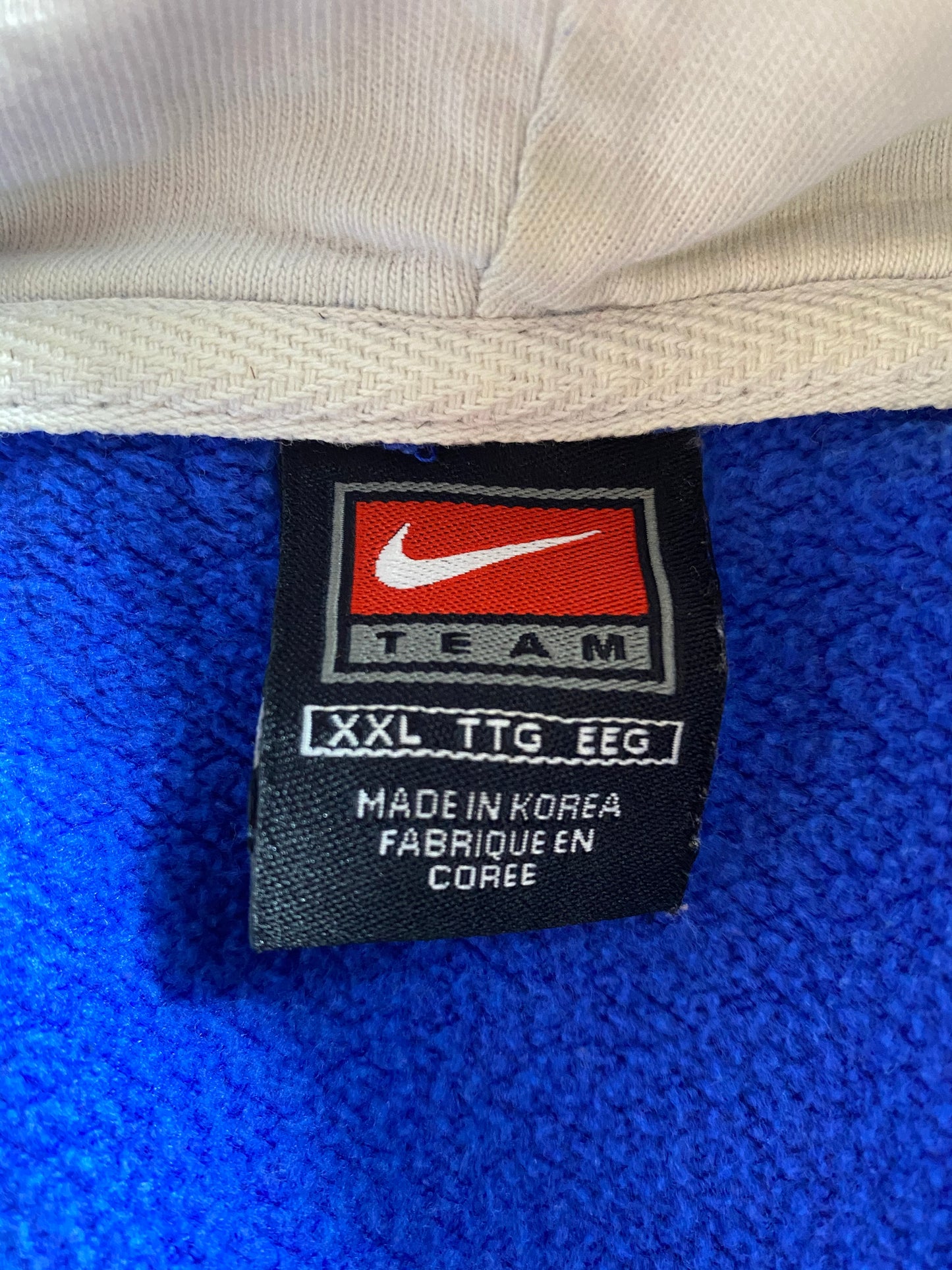 00’ NIKE DUKE Size XXL Vintage Hoodie Sweat-shirt / 8209