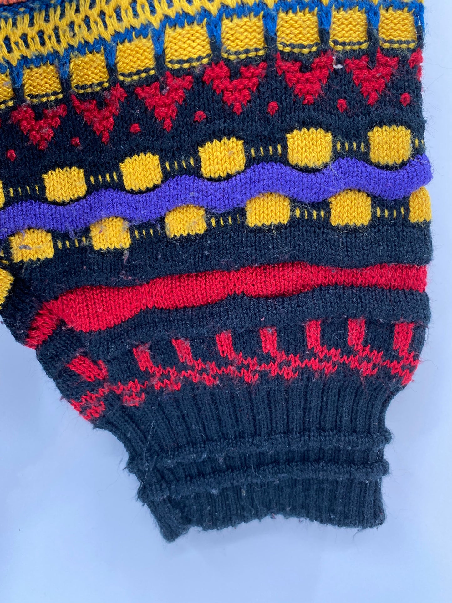 Vintage 3D COOGI- Style Size XL Knit Sweater / K2784