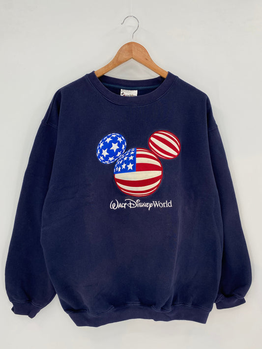 00’ WALT DISNEY WORLD Size XL Vintage Sweat-shirt / A3751